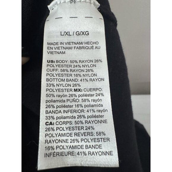 Chicos Women L/XL Colorblock Dolman Cardigan Neutral Soft Office Minimalist Chic - Picture 4 of 10